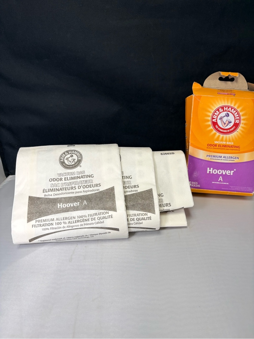 Arm & Hammer + Hoover Premium Allergen Vacuum Bags - White & Orange